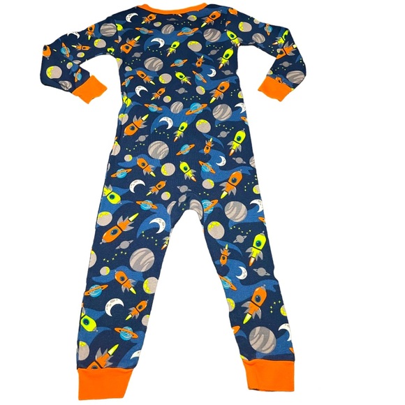 Carter’s Baby Boy Long Sleeved Zipper Onesie - Size 24 months - Picture 2 of 3